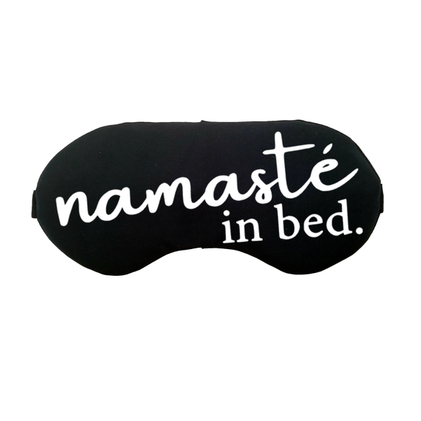 Satin "Namaste' In Bed" Sleep Mask - Prim Aesthetics